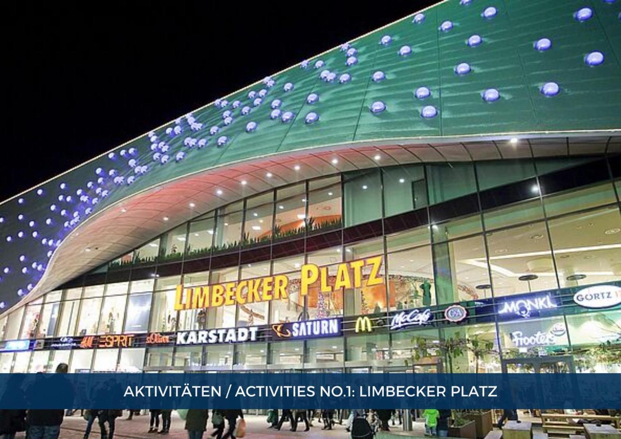 Rtr Essen - Fuer Bis Zu 8 Personen - Voll Ausgestattet - Zentral Limbecker Platz - Messe - Uniklinikum - Smart Tv - Modern Apartamento Exterior foto